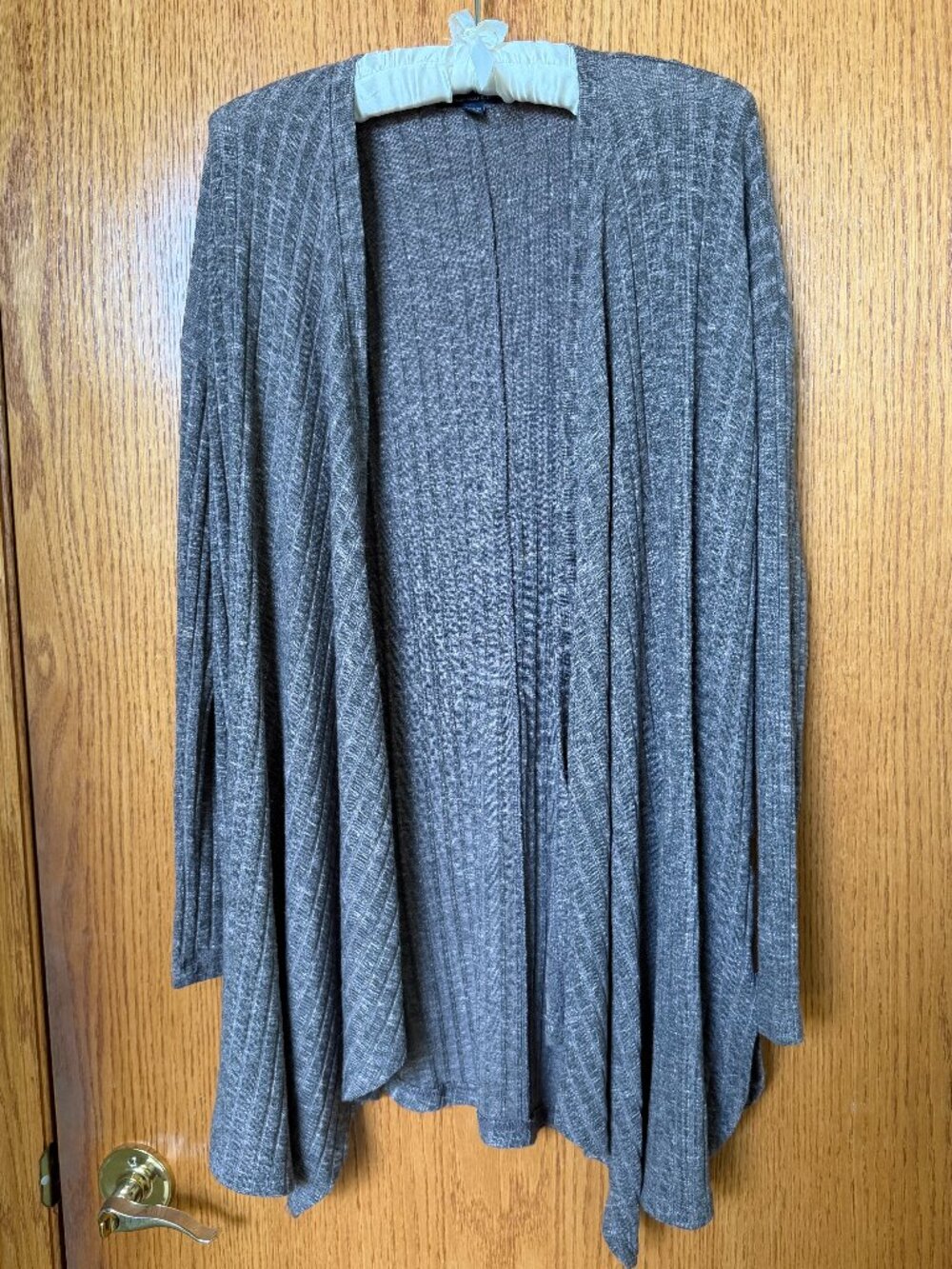 American Eagle Ribbed Open Front Cardigan Size Medium